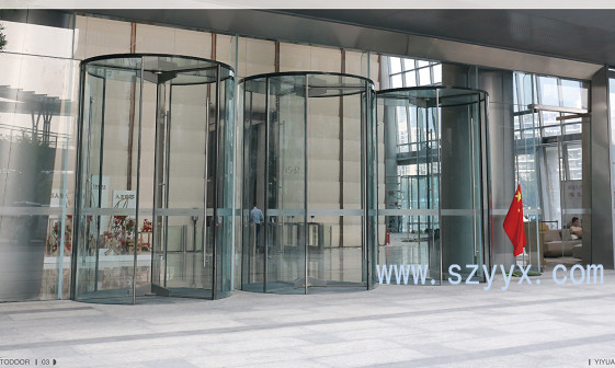 水晶玻璃自動(dòng)旋轉(zhuǎn)門  水晶玻璃自動(dòng)旋轉(zhuǎn)門